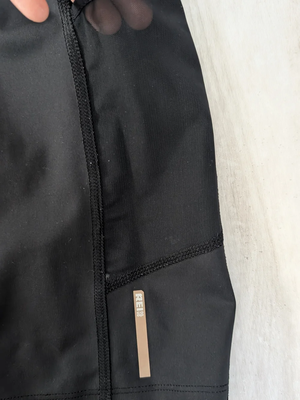 REI Black High-Rise Performance Bike Shorts